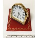 CARTIER ROMANE CLOCK WITH PAPERS