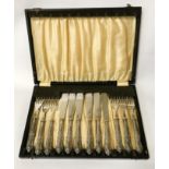 BOXED SILVER HANDLED CUTLERY
