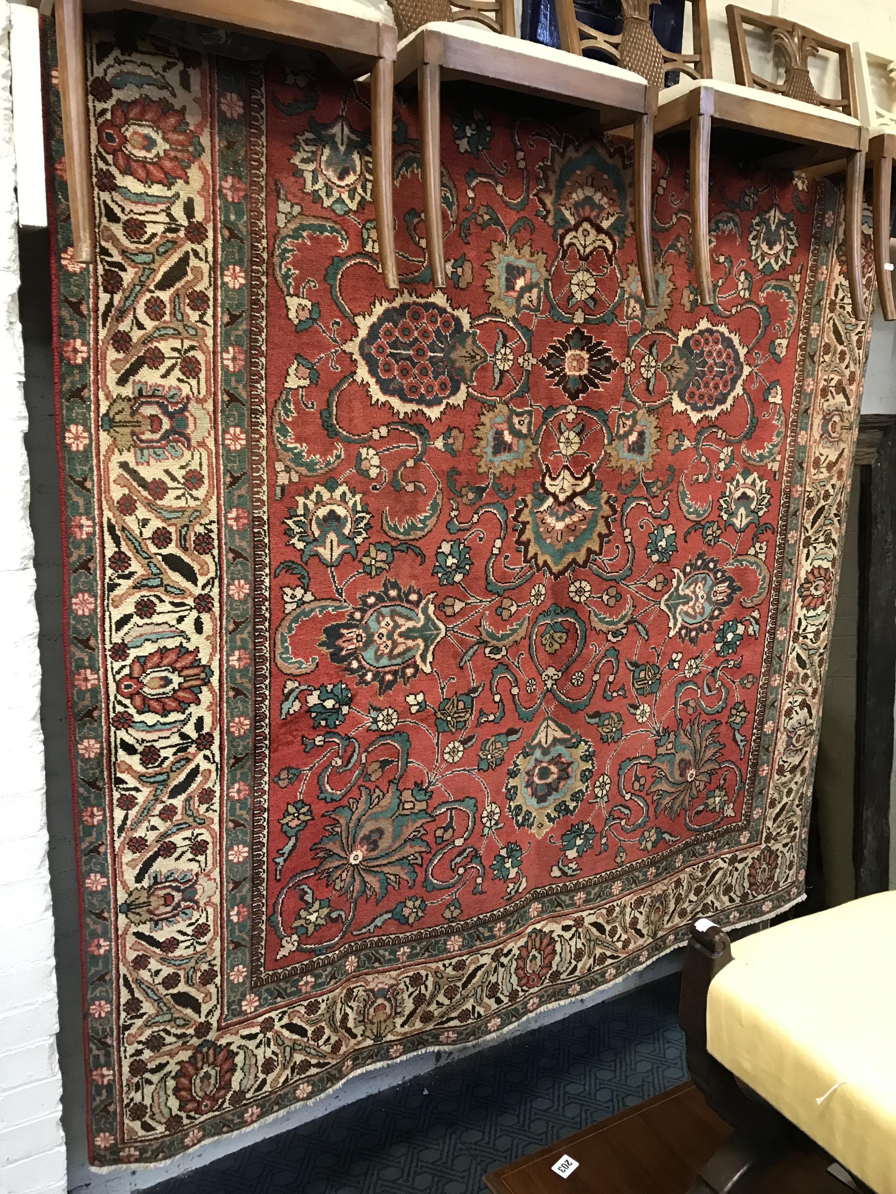 NORTH WEST PERSIAN TABRIZ CARPET 314CM X 210CM