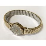 9CT GOLD LADIES WATCH