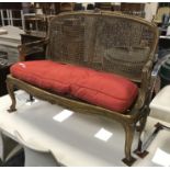 GILT BERGERE SOFA