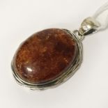 LARGE BALTIC AMBER PENDANT