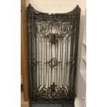 PAIR WROUGHT IRON GATES