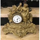 FRENCH MANTLE CLOCK - 31 CMS (H)