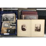 COLLECTION OF PHOTO ALBUMS AND EARLY PHOTOS