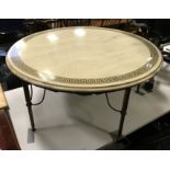 ROUND MARBLE COFFEE TABLE