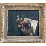 CIRCLE OF WILLIAM NICHOLSON 1872-1949 OIL ON CANVAS- STILL LIFE, 26CM X 31CM -NICE ORIGINAL