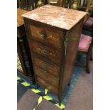 FIVE DRAWER FRENCH SLIMLINE CHESTS