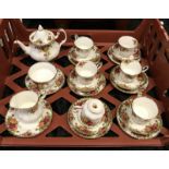 ROYAL ALBERT COUNTRY ROSE TEASET - TEAPOT LID A/F