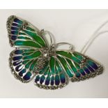 STERLING SILVER BUTTERFLY BROOCH