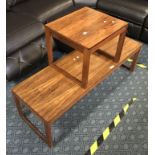 ROSEWOOD COFFEE TABLE & LAMP TABLE