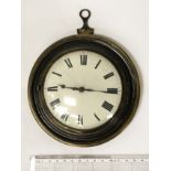 SMALL GEORGIAN WALL CLOCK - 14CMS DIAMETER