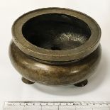 BRONZE CHINESE CENSER 16CMS (D)