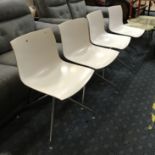 FOUR ARPER SWIVEL CHAIRS