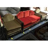 CHINESE BERGERE THREE PIECE SUIET