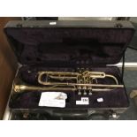 ROY BENSON BRASS TRUMPET WITH CASE