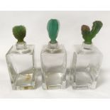 3 DAUM DECANTERS