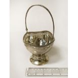 STERLING SILVER BASKET 11CMS (H)