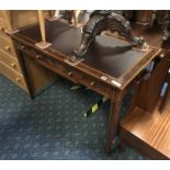 LADIES LEATHER TOP DESK