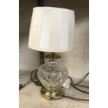 WATERFORD CRYSTAL TABLE LAMP