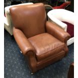 LEATHER BACK CHAIR