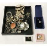COLLECTION OF HM SILVER JEWELLERY & OTHER JEWELLERY