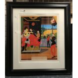 RAPHAEL REVISITED SIGNED SILK SCREEN PRINT BY TOM PHILLIPS R.A GREAT CONDITION IMAGE SIZE 508MM BY
