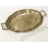 CHINESE SILVER TRAY 49 GRAMS