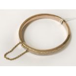 9CT VINTAGE BANGLE 10 GRAMS