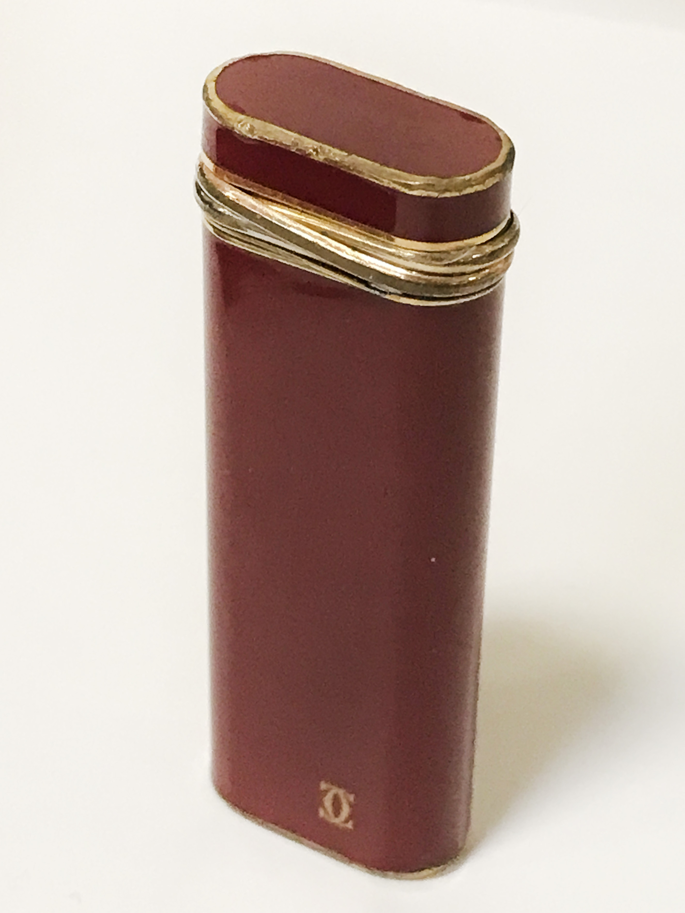 CARTIER LIGHTER WITH FLINTS AND POUCH