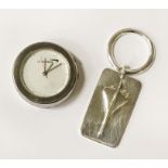 TWO CONCORDE ITEMS - KEYRING & CLOCK