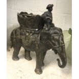 BRONZE ELEPHANT CENSER