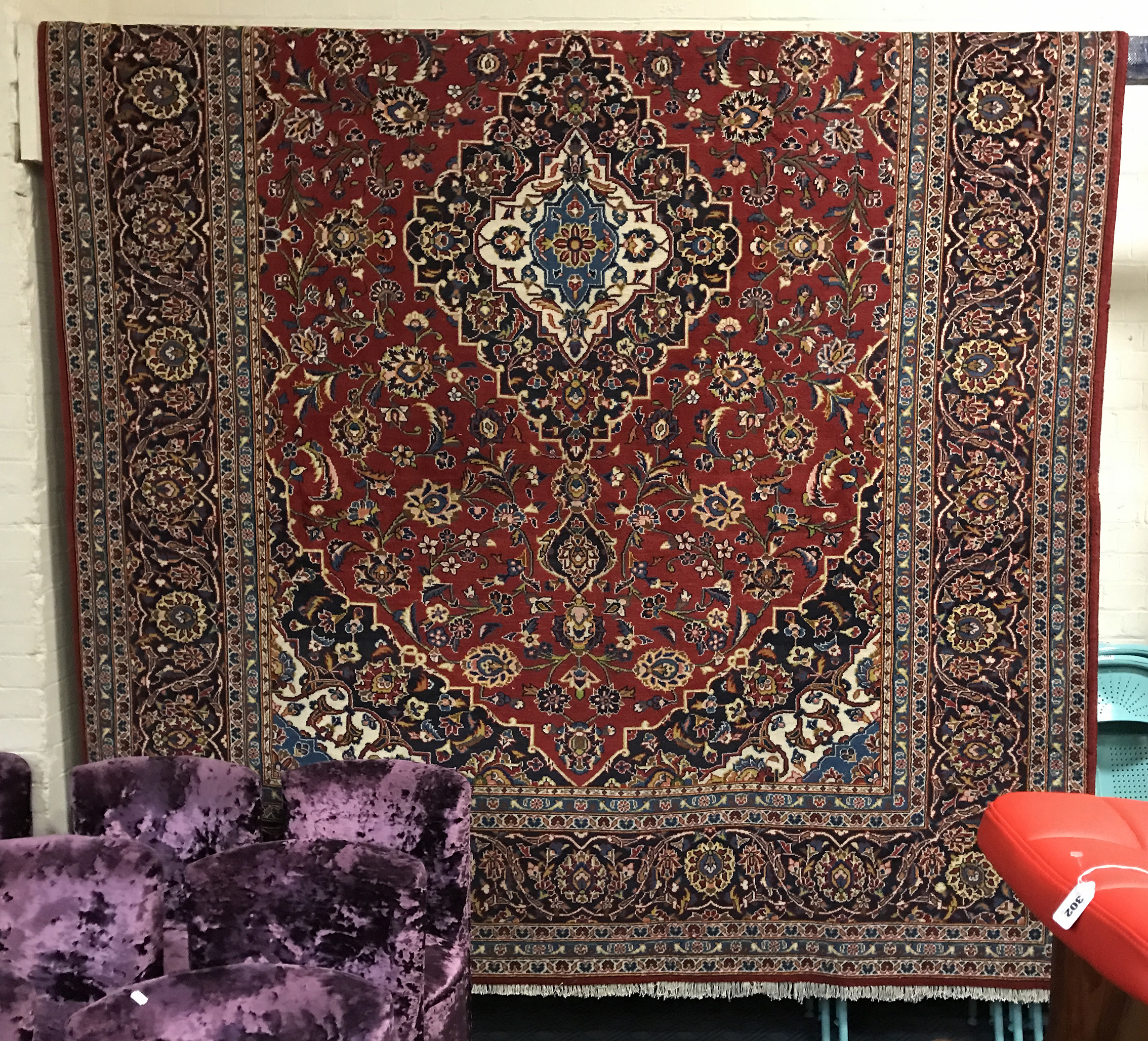 FINE CENTRAL PERSIAN KASHAN CARPET 350CM X 250CM