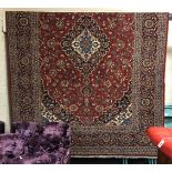 FINE CENTRAL PERSIAN KASHAN CARPET 350CM X 250CM