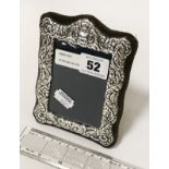 STERLING SILVER PICTURE FRAME - 14CMS X 10CMS