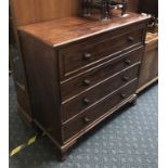 MAHOGANY 4 DRAWER CHEST