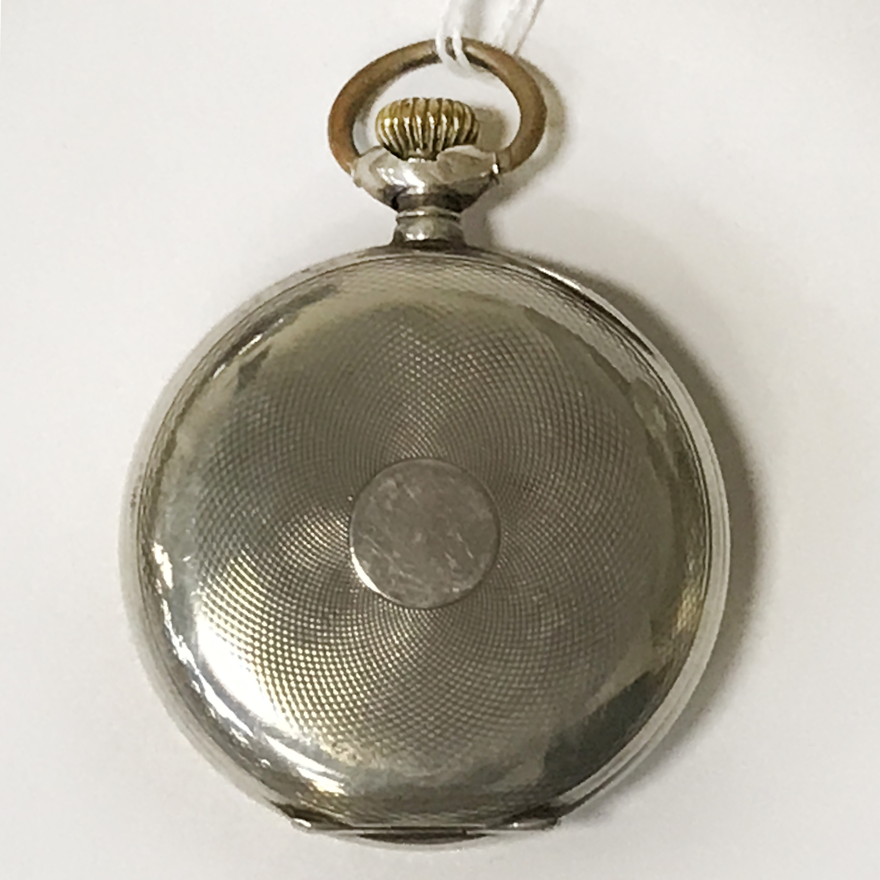 HEBDOMAS SILVER POCKET WATCH - Image 2 of 2