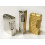 3 CIGARETTE LIGHTERS INCL. DUPONT