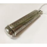 HM SILVER CHEROOT HOLDER