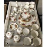 ROYAL ALBERT COUNTRY ROSES TEA SET ETC