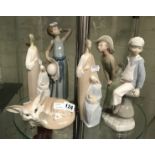 COLLECTION OF LLADRO FIGURES