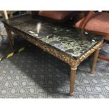 MARBLE TOP COFFEE TABLE