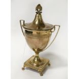 800 SILVER LIDDED NEO CLASSICAL POT 20CMS (H)