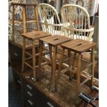 SET OF 4 STOOLS