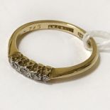 18CT GOLD RING SIZE N