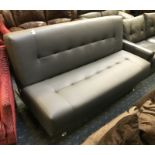 GREY CLICK CLACK SOFA BED