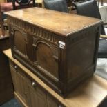 OAK BLANKET BOX