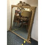 GILT OVERMANTLE 121CM (H) X 115CMS (W)