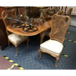 EPSTEIN SYLE DINING TABLE & 6 CHAIRS