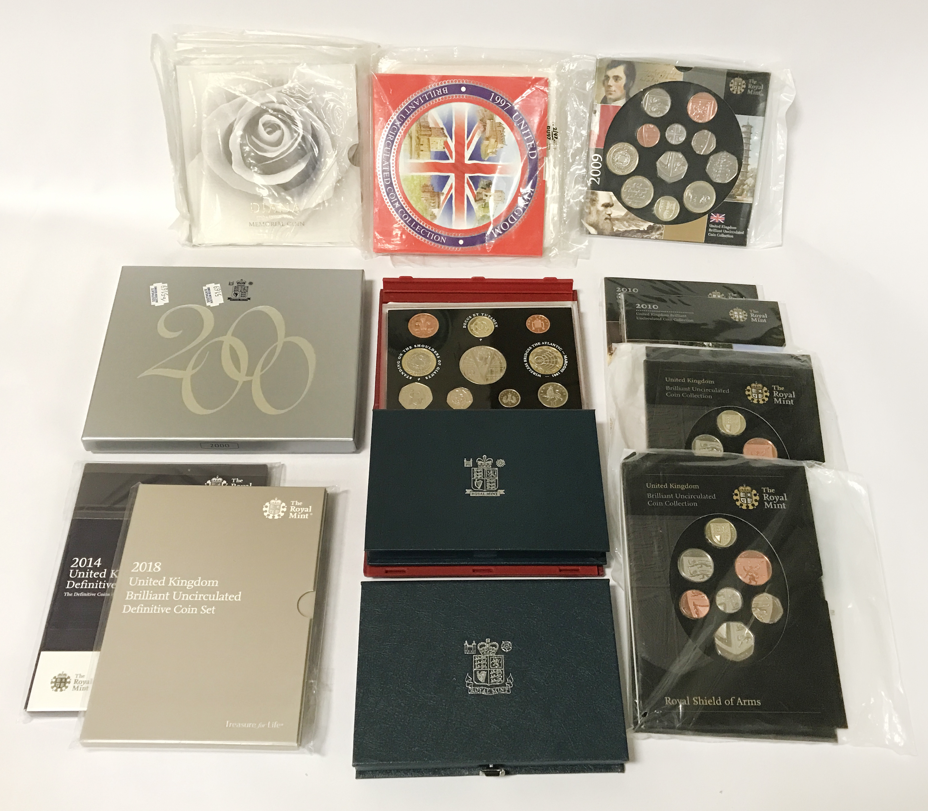 COLLECTION OF DECIMAL COINS SETS